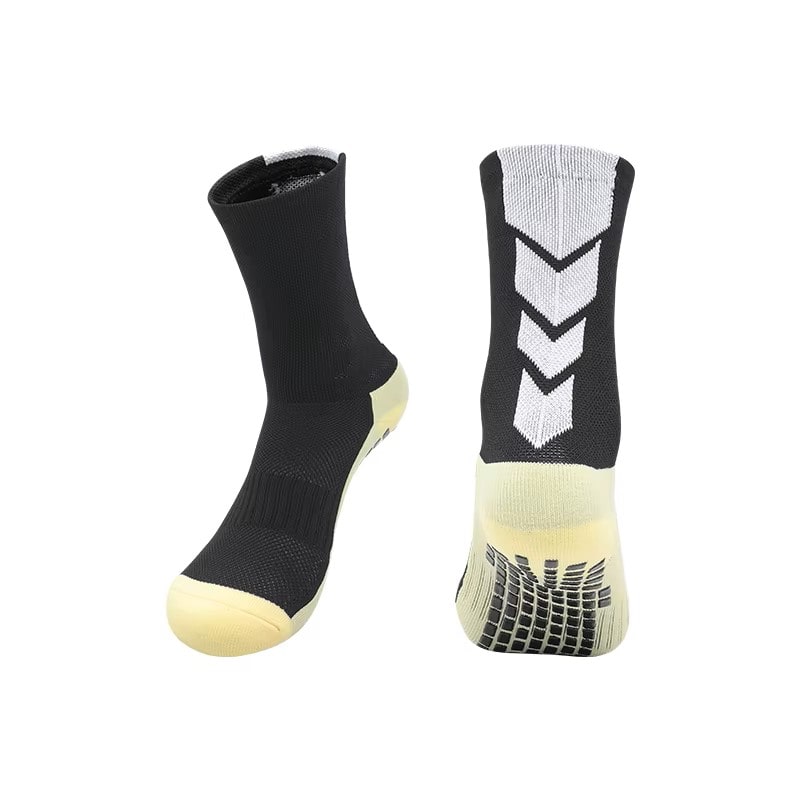 Blue Wolf Black Ultimate Grip Socks