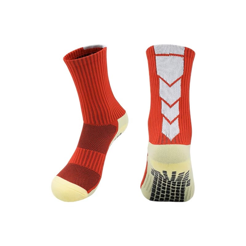 Blue Wolf Red Ultimate Grip Socks